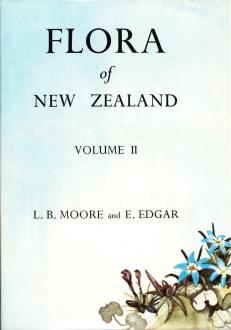 Indigenous Tracheophyta - Monocotyledons except Graminae - Flora of New Zealand Volume 2 cover. &copy; Landcare Research 1970. [Image: 4XVQ]